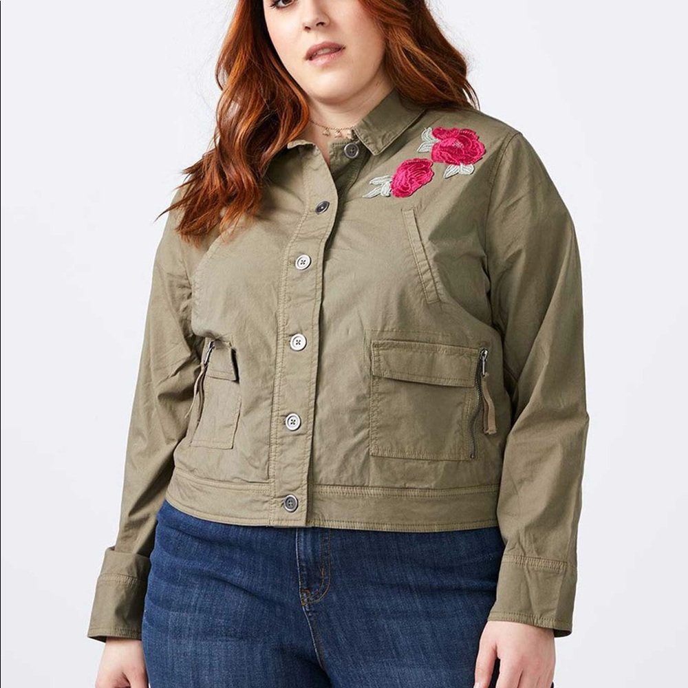 Twill cropped Jacket 1x